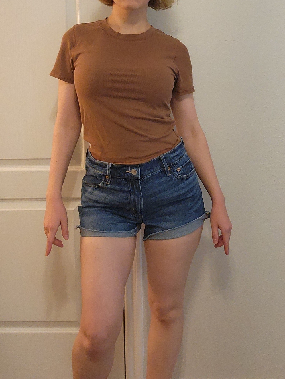 American Eagle Relaxed Short Strigid Real Good Relaxed Denim Jean Shorts 8